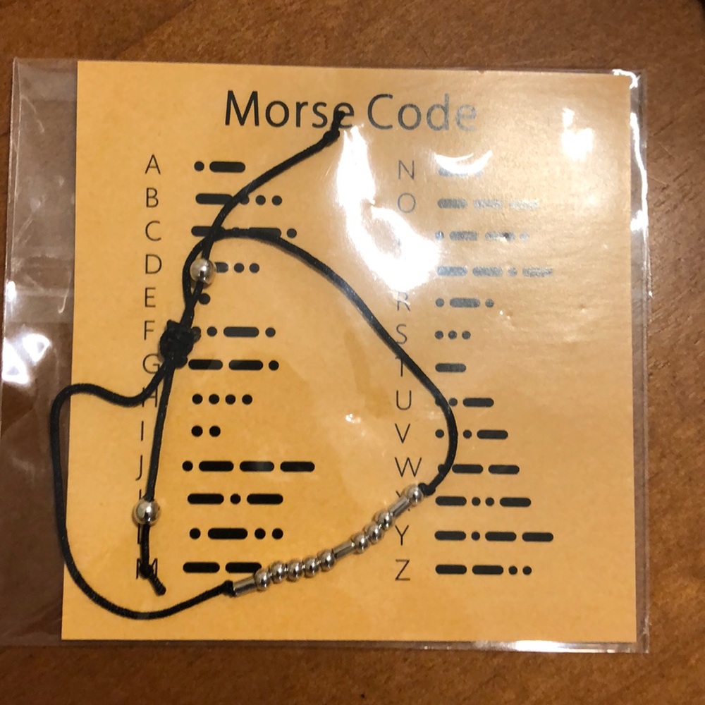 Morse code BFF bracelet-I have 4 of these